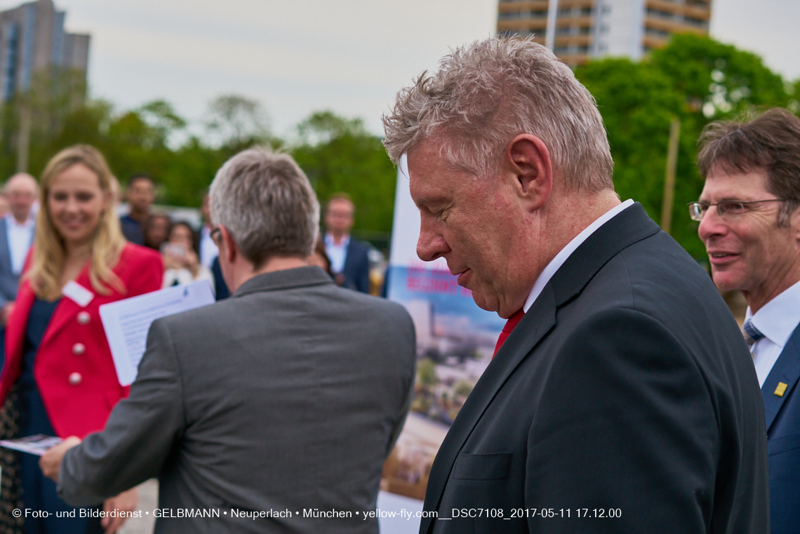 11. Mai 2017 - Grundsteinlegung für die LOGE und dem Kulturquadrat in Neuperlach